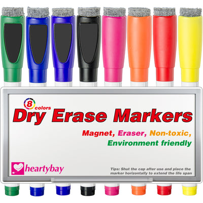 Dry Erase Markers with Magnet and Eraser