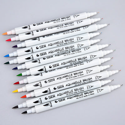 Dual Art Marker Fineliner Pens -12 Color