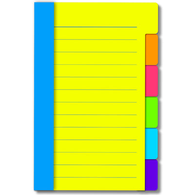 Divider Lined Sticky Notes